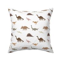 Large Scale RAWR Dinosaurs Neutral Boho Nursery Coordinate