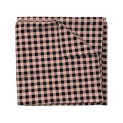 Peach Blush Buffalo Plaid 1"