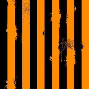 Spooky black and orange stripes 