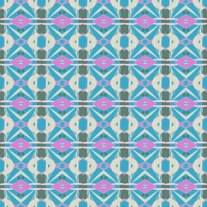 Tribal Trails Blue-Pink