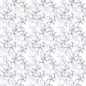 Ink branches periwinkle