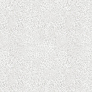 leopard print - light gray - small scale