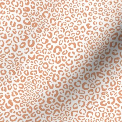 leopard print - light orange - regular scale