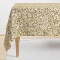 leopard print - matte gold - large scale