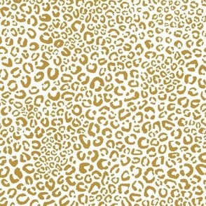 leopard print - matte gold - regular scale