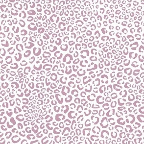 leopard print - mauve purple - regular scale