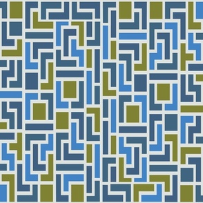 Blue and Green Blocks