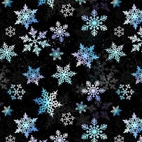 grunge snowflakes ice