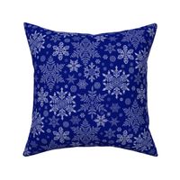 Snowflakes - blue