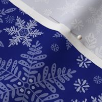 Snowflakes - blue