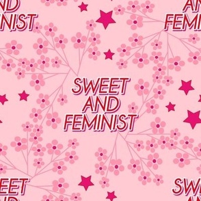Sweet and feminist Light pink medium scale