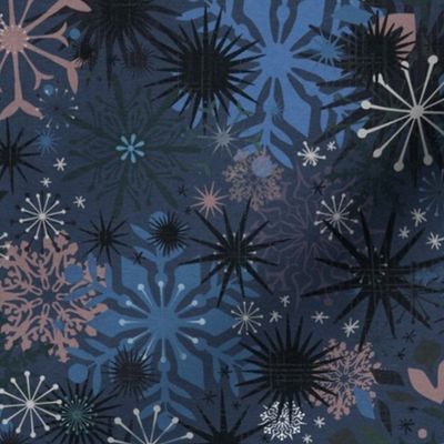 Atomic Snowflake Blue