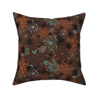 Atomic Snowflake Burnt Orange