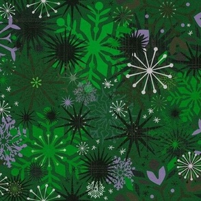 Atomic Snowflake Crisp Green