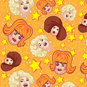 Ginger Minj large scale Orange