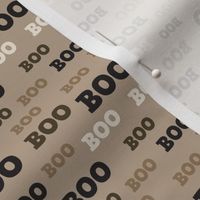 Boo Words (Brown Black White on Brown)
