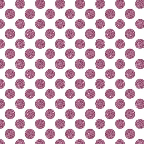 Wine Red Dots on a White background