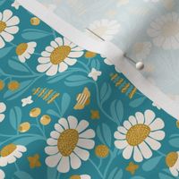 Camomile Fields Turquoise Small