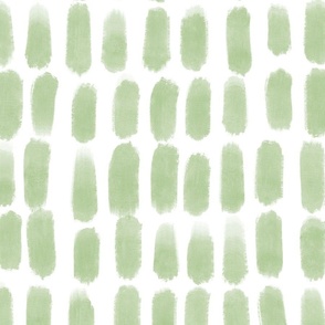 Large // Green // Water Brush Strokes