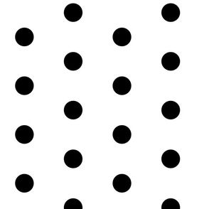 Medium // Black Polka Dots 