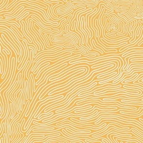 brain waves - yellow