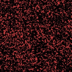 Black and red sponge texture