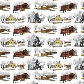 Country Christmas 8x4 Color