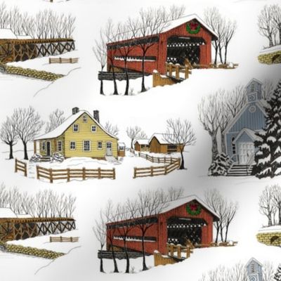 Country Christmas 10x5 Color