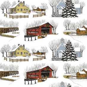 Country Christmas 18x9 Color