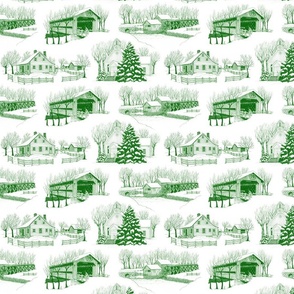 Country Christmas 10x5 Green