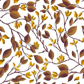 Floral Pattern in Earth Tones