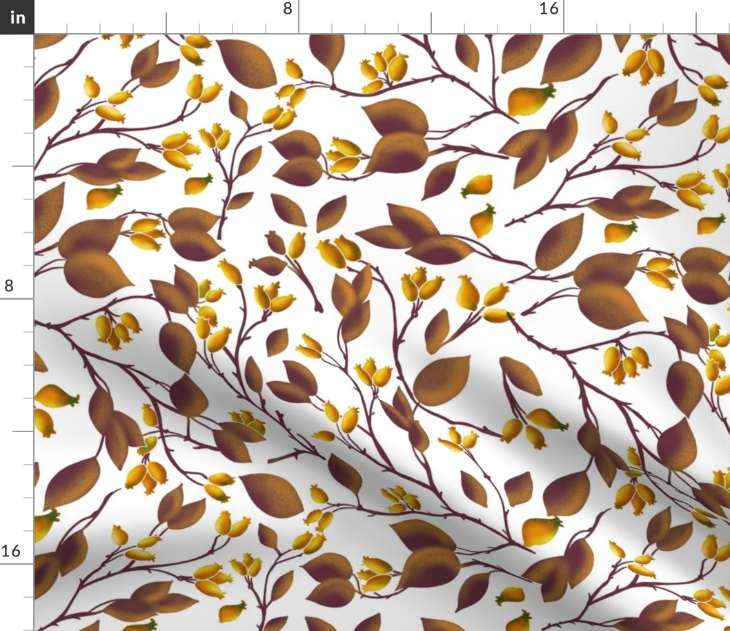 Floral Pattern in Earth Tones