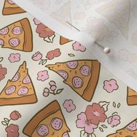Pizza Floral Valentines Pink Pizza 