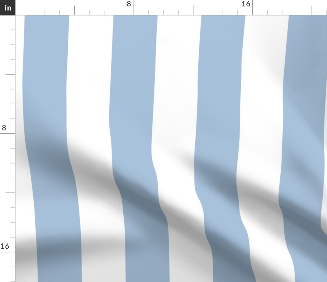 SKY BLUE BIG STRIPE