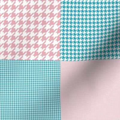 Cotton Candy Lagoon Houndstooth-pattern