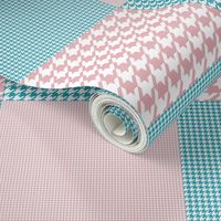 Cotton Candy Lagoon Houndstooth-pattern