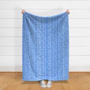 ikat blue lagoon XL scale by Pippa Shaw