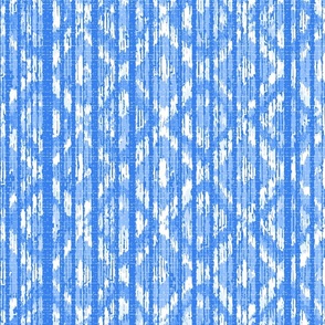 ikat blue lagoon XL scale by Pippa Shaw