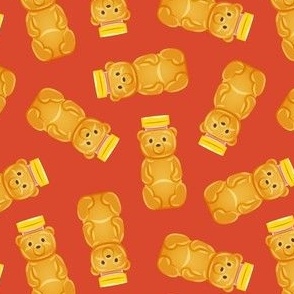 honey bears - orange - LAD21