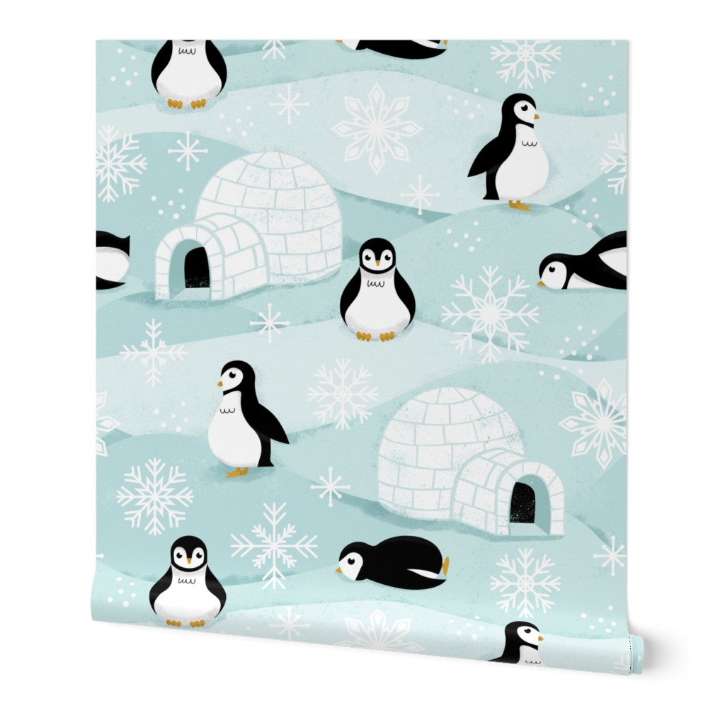 Penguins + Snowflakes