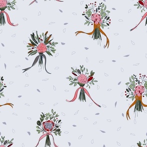 Flower bouquet floral pattern 