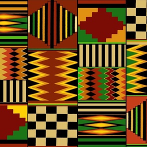 Kente Cloth Fabric, Wallpaper and Home Decor