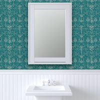 Verdure Ikat (turquoise) MED 