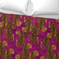 LEOPARD KALEIDOSCOPE HOT PINK LARGE