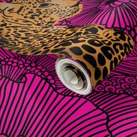 LEOPARD KALEIDOSCOPE HOT PINK LARGE