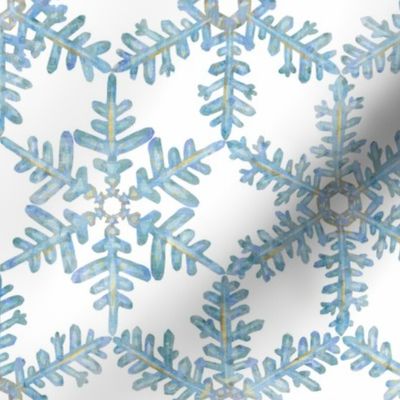 Ice Crystals Snowflake Lattice (large)