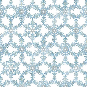 Ice Crystals Snowflake Lattice (large)