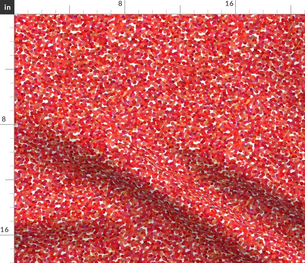 Colorful Pointillism // Red