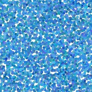 Colorful Pointillism // Ocean Blues