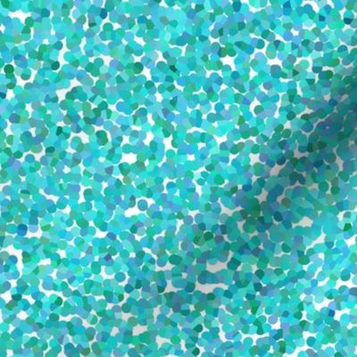 Colorful Pointillism // Turquoise 